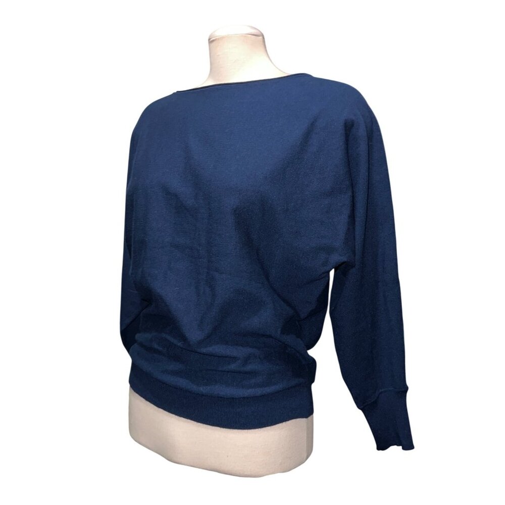 Universal Standard Straight Neck Soft Casual Long Dolman Sleeve Sweater Sz XS Wo